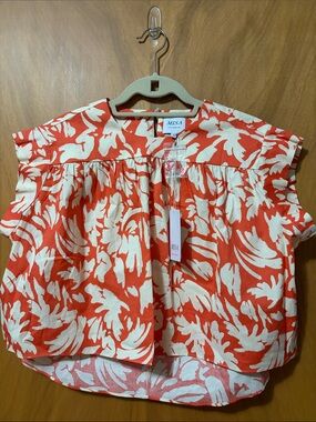 Misa semi cropped blouse